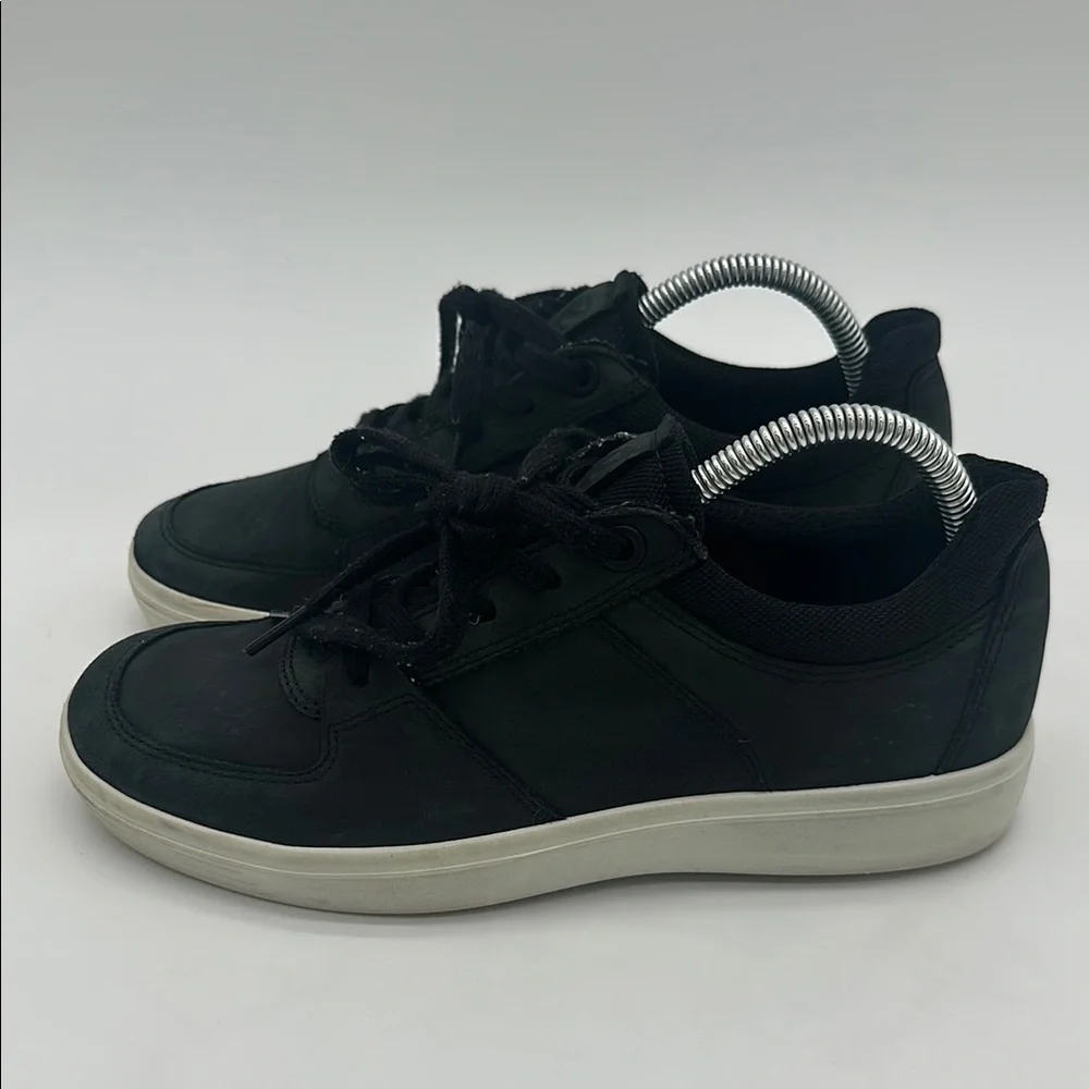 Ecco Nubuck Men's Black Casual Sneakers Size 5.5